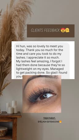 Client's Testimonial