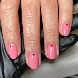 OPI Gel Color Manicure with Simple Nail Art