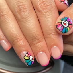 OPI Gel Color Manicure with Intricate Nail Art