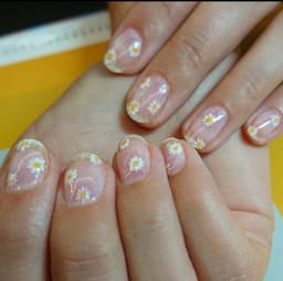 Gel manicure+ complex gel nail art
