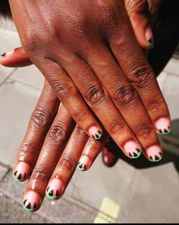 Gel manicure + basic gel nail art