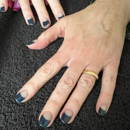 Gel Manicure with Nail Art