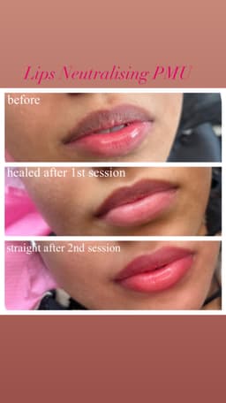 Lip Blush Correction PMU