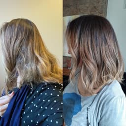 Roots dye+ Balayage &toner