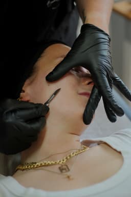 Dermaplaning in action