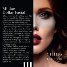 Million Dollar Facial Explained