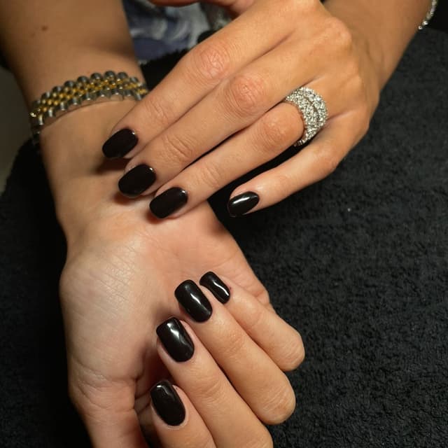 Biab infill and gel manicure