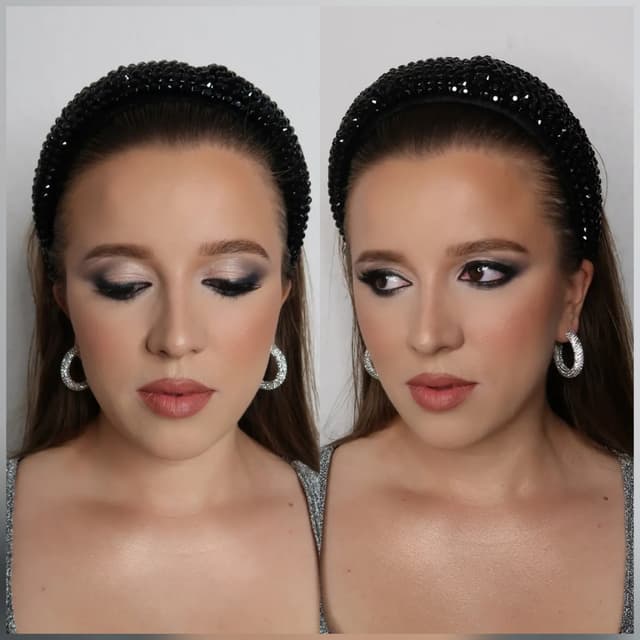 Glam smokey eye