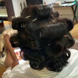 Afro Versatile weave and Silk Press