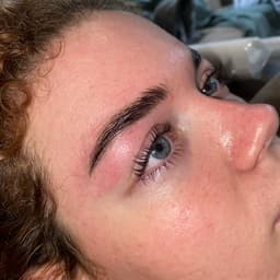 Lash lift and brow lamination