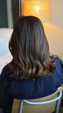 Wavy blow-dry