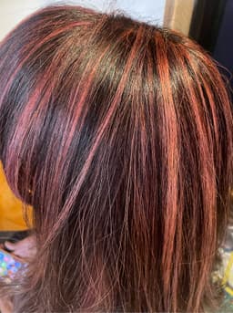 hilights with pink toner