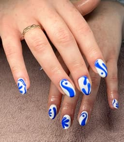 Builder Gel + Simple Nail Art