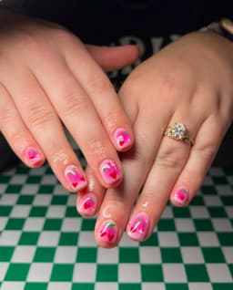 Builder Gel + Detailed Nail Art