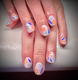 Builder Gel + Simple Nail Art