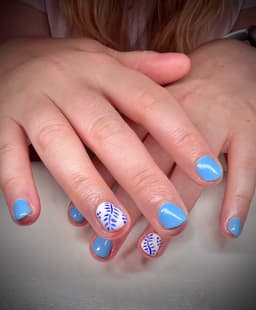 Builder Gel + Simple Nail Art