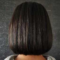 Textured hair silk-press