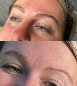 Microblading before and after