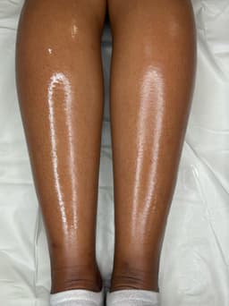 After Wax (half legs)