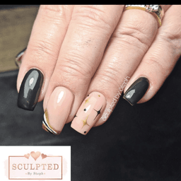 Builder Gel Manicure with Level 1 nail art