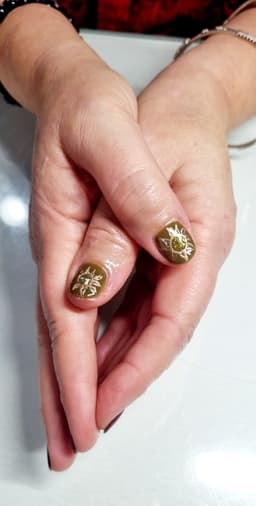 Celestial Nail art