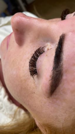 Dark Brown Volume Lash Extensions