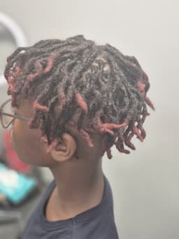 Retie (Interlocking method) with trim and temporary colour.