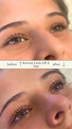 Korean Lash Lift & Tint