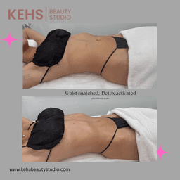 Non-invasive EMS Abs Sculpting for a firmer, toned stomach.