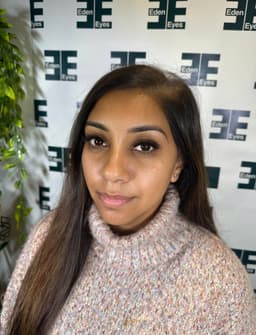 Volume lashes styled to lift and open the eyes