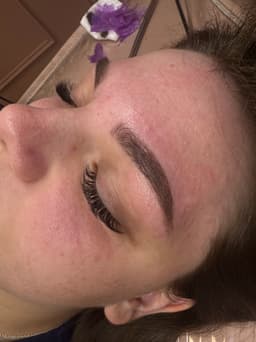 brow wax and tint