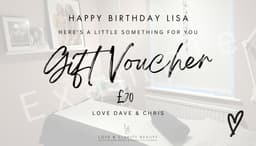 Gift voucher example