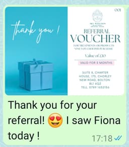 Referral Gift vouchers
