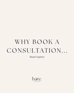 As well as ensuring your safety and suitability for treatment here are my top 3 reasons for booking a consultation and why no client can be seen without one…  1// I need to understand your skin, your goals, and why you’re diving into the world of lasers. Are you over razors? Done with waxing? Or wanting rid of a regretful tattoo? Let’s chat it all through.   2// We need to do a patch test to see how your skin reacts. It’s also a great way of you seeing and feeling what will happen at your next sessions.   3// We’re going to get up close and personal – like, really personal (I'm looking at you Hollywood girlies!) . So, let’s get comfortable with each other first. Plus, it’s a great opportunity for me to answer any questions you have.