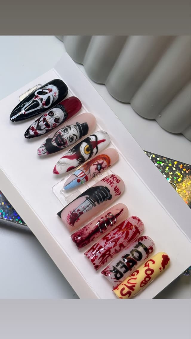 Customs press ons👀