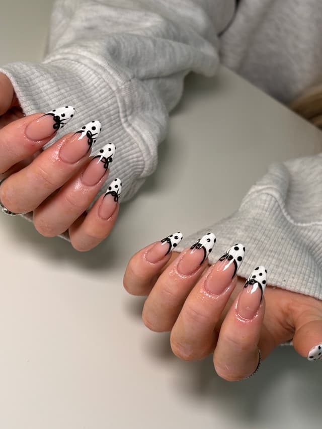 Builder gel with design