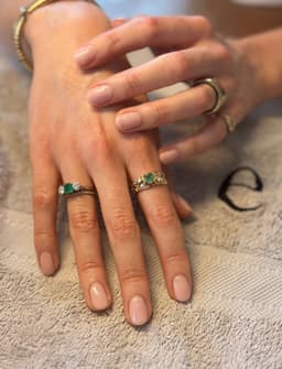 Subtle nude manicures at Polished by Louise, your trusted nail salon in Great Dunmow.