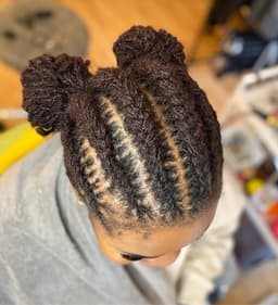 Loc styles on sister Locs