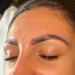 Brow lamination and tint