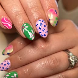 Intricate nail design