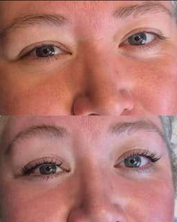 Beautiful lash lift 🤍🌸