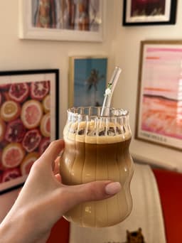 Enjoy an iced latte at your appointment or take one away with you!