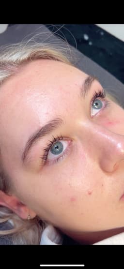 Lash lift and tint