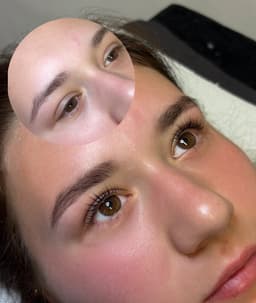 Lash lift and brow wax and tint