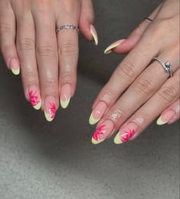 Builder Gel with French and art