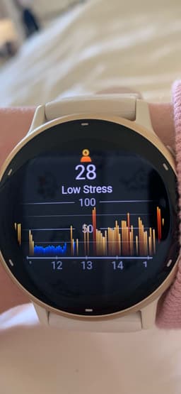 Mindful Reflexology de stresses - the proof on a smart watch