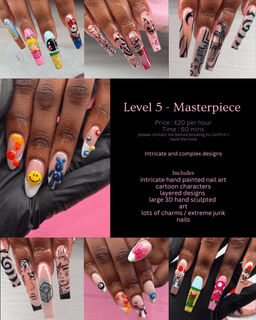 Nail art level: 5