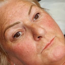 Lazy Girl club brows lips and eyeliner