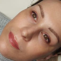 Lazy Girl club brows lips and eyeliner