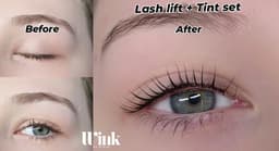 Lash lift+tint